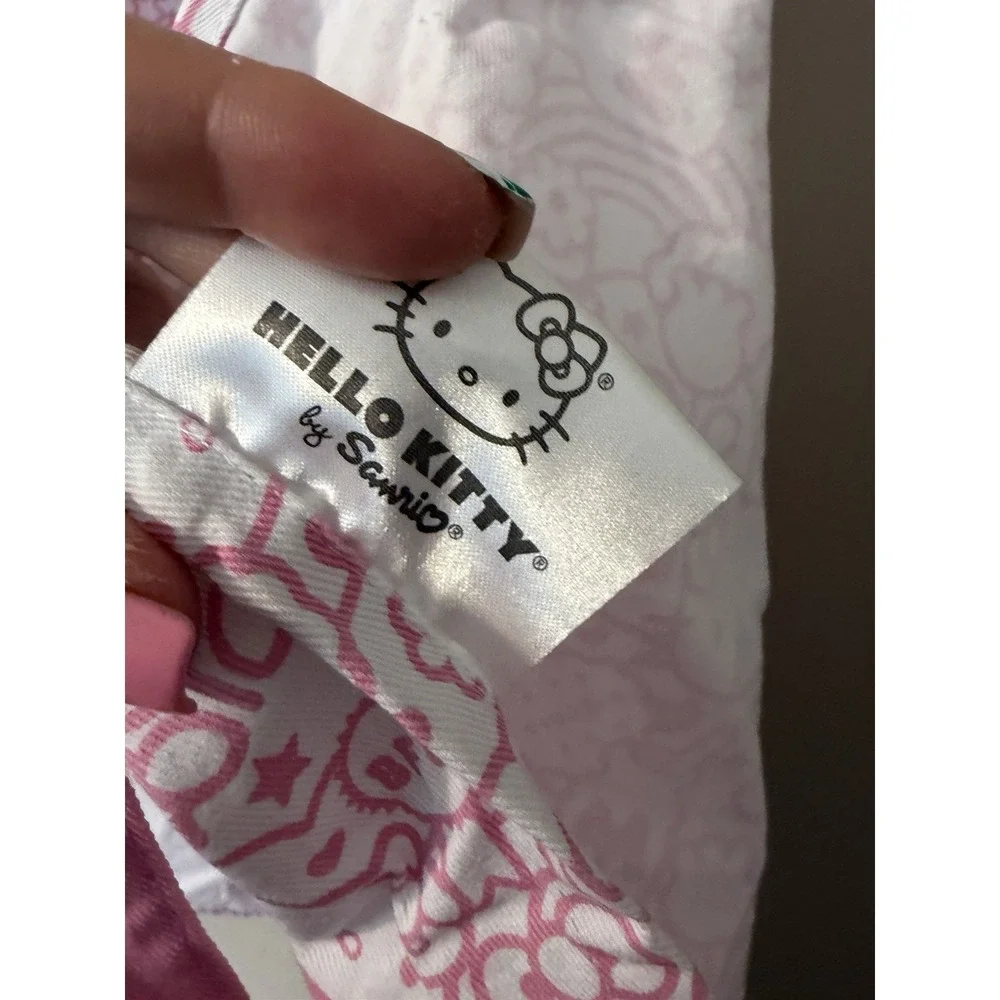 1pc Sanrio Hello Kitty Cute Canvas Apron with Pocket Back Apron ONE SIZE